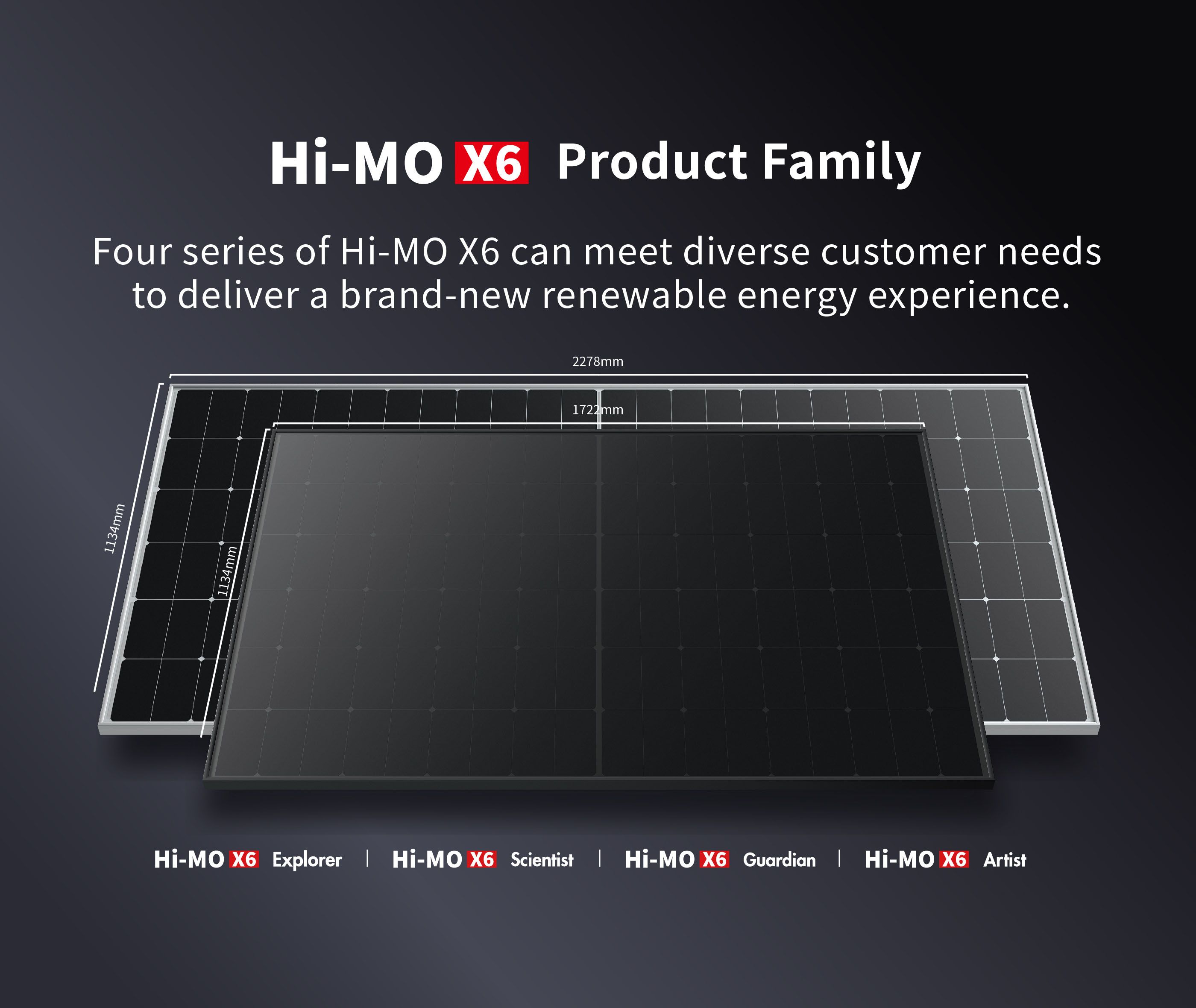 Hi-MO X6 Product Family